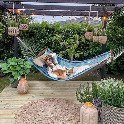 Hôpital extérieur jardin intérieur camping portable pliable en tissu ultra-légère 1 2 personne suspendue lit swing hamac