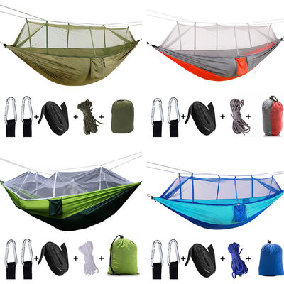 Hammock de camping portable pour jardin extérieur avec moustiquaire et matériau léger