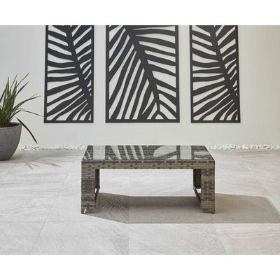 Tout temps canapé extérieur en rotin Trois places L182xW70xH78cm épaisseur du coussin 9cm