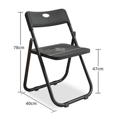 Chaise de salle à manger en plastique pliable et empilable pour hôtel