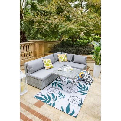Transformez votre patio en une retraite luxueuse avec AJUNION Wicker tissé ensemble de canapé de jardin