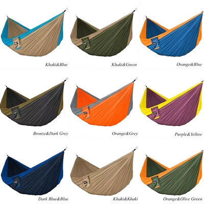 Hamocs de camping en nylon pliable et portable avec accessoires