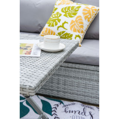 Transformez votre patio en une retraite luxueuse avec AJUNION Wicker tissé ensemble de canapé de jardin