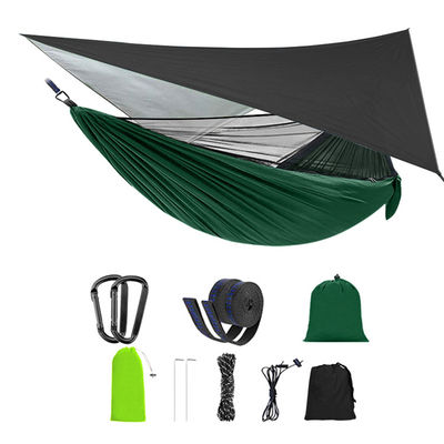 Parachute de jardin en plein air Portable Légère plieur en nylon hamacs de camping avec moustiquaire