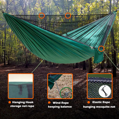 Parachute de jardin en plein air Portable Légère plieur en nylon hamacs de camping avec moustiquaire