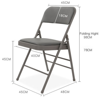 Chaise à manger en cuir en PU pour événements dans le style de design moderne