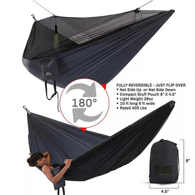 Chambre de séjour légère Hammock de camping avec moustiquaire et design pliable portable