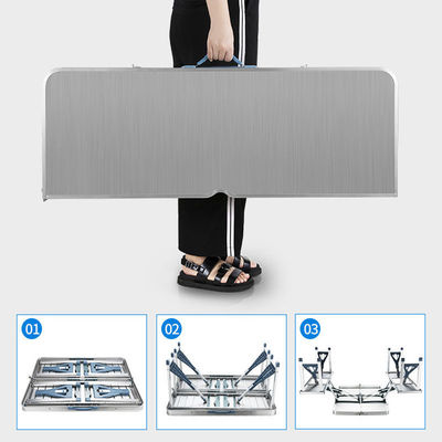 Table et chaise de camping en une pièce, économes en espace et portables, destinées aux voyages en plein air