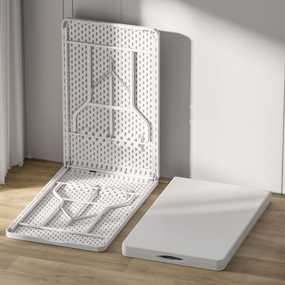 Design moderne Taille de stock Portable en plastique blanc Table de banquet pour pique-nique
