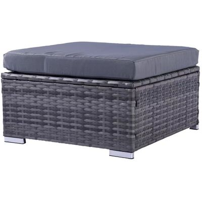 Meubles de jardin en extérieur canapé en rotin en coton en PE avec table basse