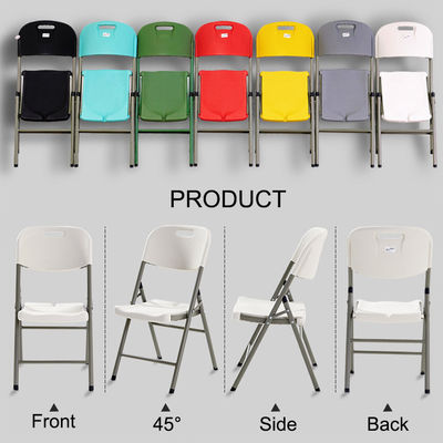 Chaise pliante en PEHD pour jardin portable pour mariage banquet événements pliables