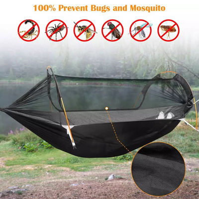 Tente de camping en parachute avec moustiquaire et rain cove