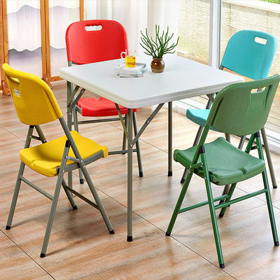 Chaise pliante en PEHD pour jardin portable pour mariage banquet événements pliables