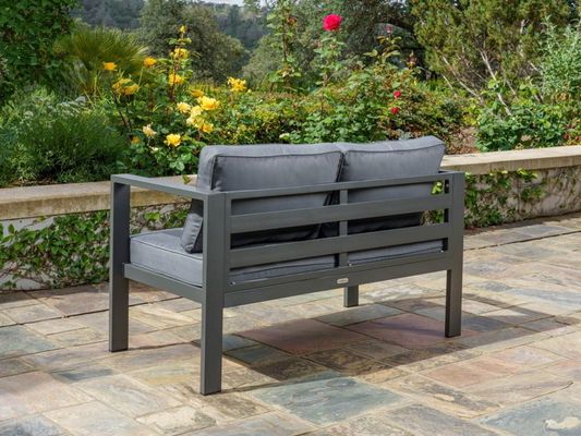 Sofa de jardin de jardin pour enfants ensemble AJUNION Salon sectionnel extérieur en aluminium moderne