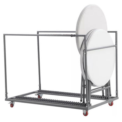 Emballage du courrier Portable ronde en plastique métallique pliable Table à manger pour le style de design moderne