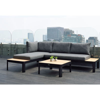 Meubles de jardin modulaires en aluminium L172xW72xH43cm AJUNION Chaise extérieure
