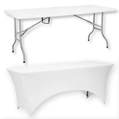 Table à manger en extérieur en plastique métallique pliable café pique-nique pour jardin