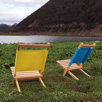 Emballage du courrier Y jardin de camping en plein air empilable pliable en hêtre Chaise de plage de pique-nique en bois