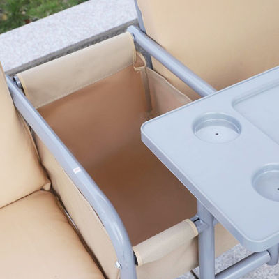 Chaise swing extérieure moderne 67,7"D x 44,1"W x 65"H avec porte-coupe et ombre réglable