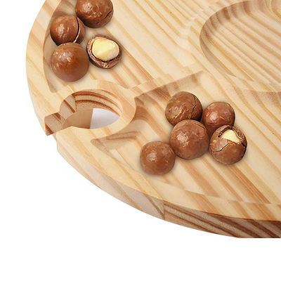 Table ronde pliable portable en bois pour camping en plein air Voyage à la plage et pique-nique