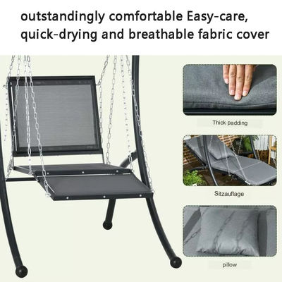 Logo personnalisé Chaise balançoire suspendue simple pour les loisirs en plein air dans le patio de la plage et la cour arrière