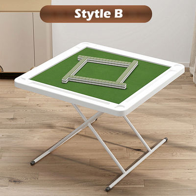 Logo personnalisable Table de Mahjong de cartes de poker à 4 joueurs pour des activités en plein air et à l'intérieur