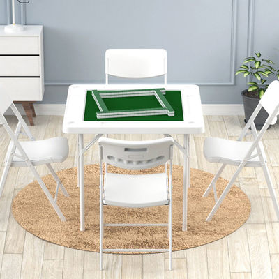 Logo personnalisable Table de Mahjong de cartes de poker à 4 joueurs pour des activités en plein air et à l'intérieur