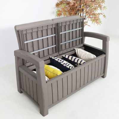 Chaise de rangement en plastique pour patio extérieur jardin balcon parc piscine de plage