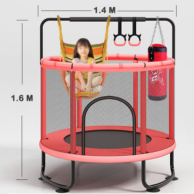 140*140*160 cm Trampoline intérieure avec filet de sécurité personnalisable pour enfants et adultes
