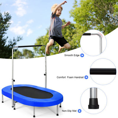 Trampoline pliable pour enfants à l'intérieur ou à l'extérieur 4 pieds ou OEM réglable en hauteur
