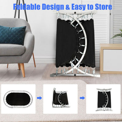 Trampoline pliable pour enfants à l'intérieur ou à l'extérieur 4 pieds ou OEM réglable en hauteur