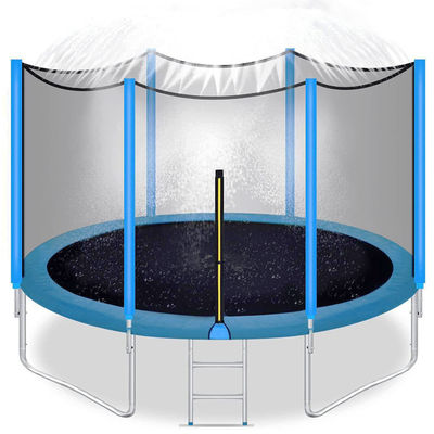 Trampoline de saut de forme avec filet de sécurité et logo personnalisé