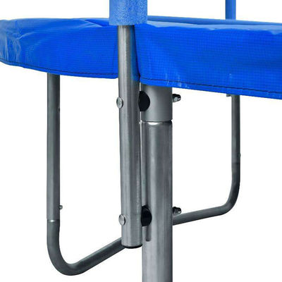 Trampoline de saut de forme avec filet de sécurité et logo personnalisé