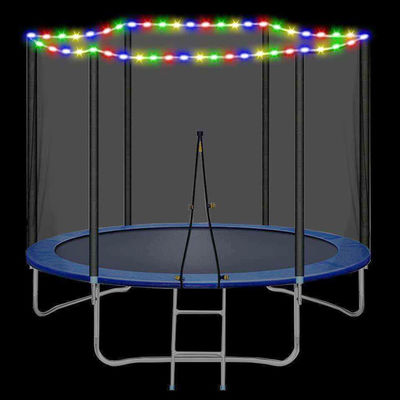 Trampoline de saut de forme avec filet de sécurité et logo personnalisé