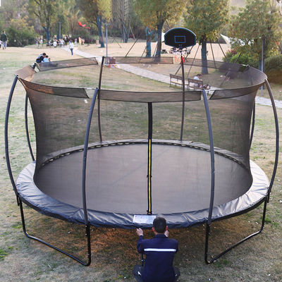 Adultes enfants enfants basket-ball Hoop ensemble trampoline avec filet de protection et option de logo