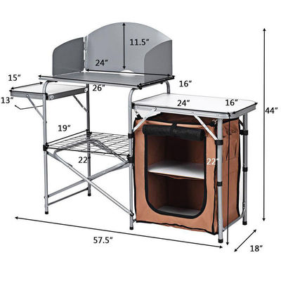 Table pliable portable pour jardin extérieur jardin arrière patio villa fête événement banquet