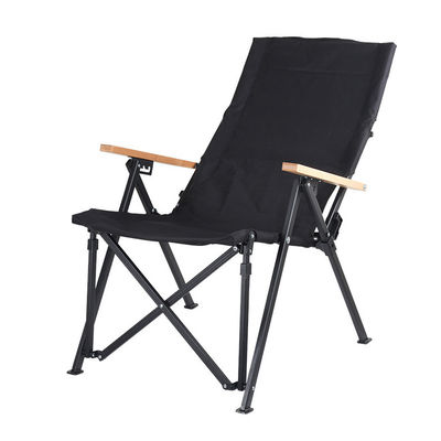 Chaise pliante à dossier réglable en métal à 4 positions pour le camping, la pêche, la randonnée en plein air
