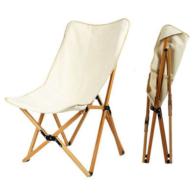 Chaise en bois de hêtre ultra-légère portable pliable papillon chaise de camping pour adultes
