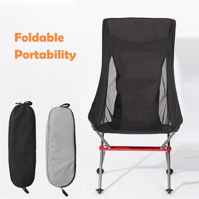 En plein air Randonnée Voyage Aluminium Légère Retour Maillage Portable Plâtre Camping Moon Chaise