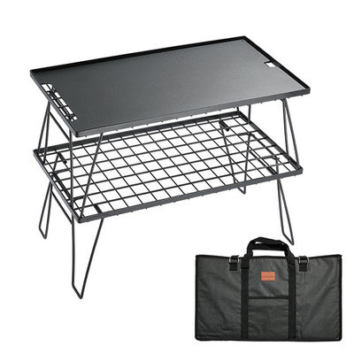 Tableau en aluminium métallique portable et pliable pour la randonnée et le camping
