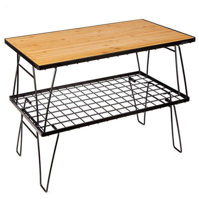 Tableau en aluminium métallique portable et pliable pour la randonnée et le camping