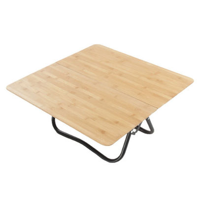 Bordure de logo personnalisé ou impression de table pliante légère pour jardin de voyage en plein air