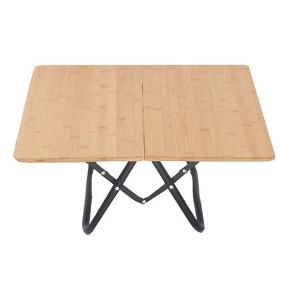 Bordure de logo personnalisé ou impression de table pliante légère pour jardin de voyage en plein air