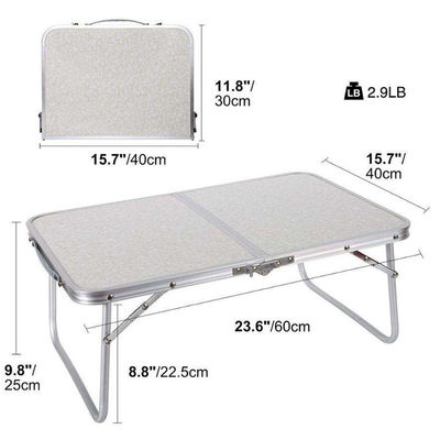 Table en MDF en aluminium portable pour le camping et le pique-nique sur la plage