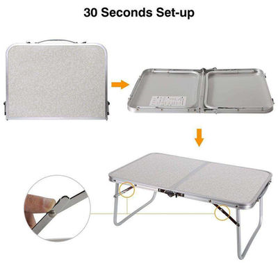 Table en MDF en aluminium portable pour le camping et le pique-nique sur la plage