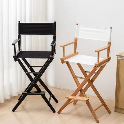 Logo Aucun ou Logo personnalisé Chaise haute en bois pliable pour le camping en extérieur