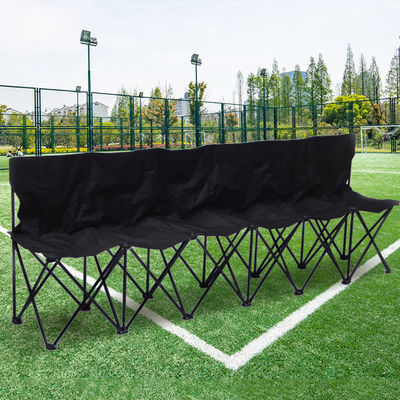 OEM banc pliable portable 6 sièges chaise de plage pliable avec sac à dos et dos