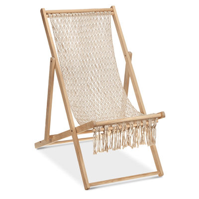 Broderie ou impression de logos sur mesure patio extérieur camping chaise de toile de natation