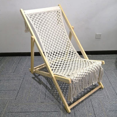 Broderie ou impression de logos sur mesure patio extérieur camping chaise de toile de natation