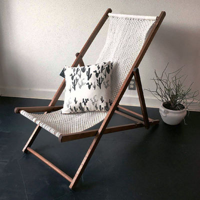 Broderie ou impression de logos sur mesure patio extérieur camping chaise de toile de natation